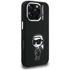 Etui Karl Lagerfeld Silicone Karl Sketch MagSafe do iPhone 16 Pro czarny