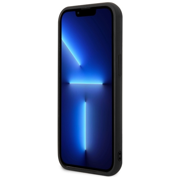 KARL LAGERFELD KLHCP14S3DRKINK IPHONE 14 / 15 / 13 6.1" CZARNY/BLACK HARDCASE RUBBER IKONIK 3D