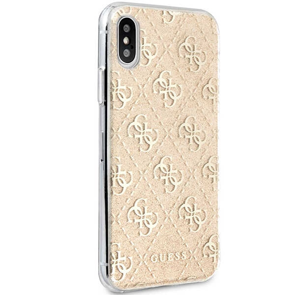 Guess GUHCPXPCU4GLGO iPhone X/Xszłoty/gold hard case 4G Glitter