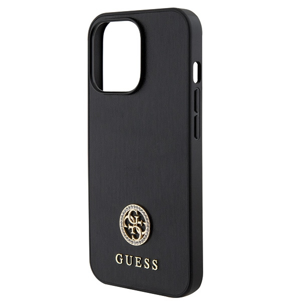 Guess GUHCP13XPS4DGPK iPhone 13 Pro Max 6.7" czarny/black hardcase Strass Metal Logo