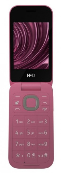 PHONE HMD 2660 Flip 4G Dual 128MB 64MB RAM Raspberry Red OPEN PACKAKING