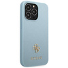 Guess GUHCP13XPS4MB iPhone 13 Pro Max6,7" niebieski/blue hardcase Saffiano 4G Small Metal Logo