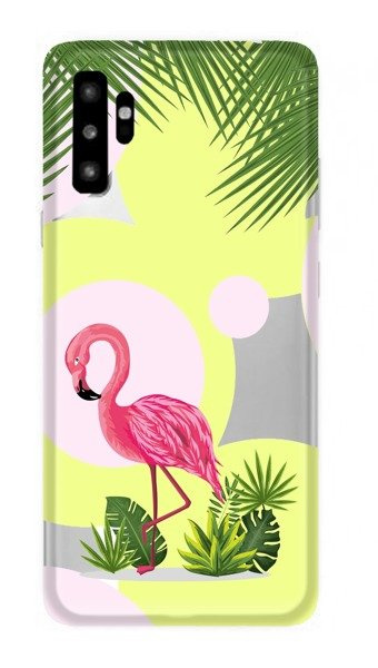 CaseGadget ETUI NADRUK FLAMING I KWIATY SAMSUNG GALAXY NOTE 10