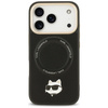 Etui Karl Lagerfeld Big Strap Choupette  Metal Logo MagSafe do iPhone 17 Pro czarny