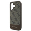 Guess GUHCP16MG4GLBR iPhone 16 Plus 6.7"brązowy/brown hardcase 4G Bottom Stripe
