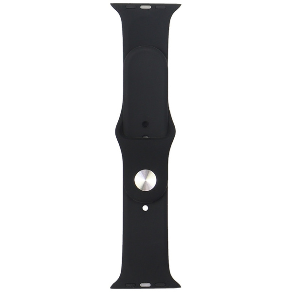 Pasek Audi Sport Red Logo Silicone Watch Strap do Apple Watch 44/45/46/49mm czarny