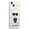 KARL LAGERFELD KLHCP13MHFLT IPHONE 13 / 14 / 15 6,1" PRZEZROCZYSTY/TRANSPARENT FLOWER IKONIK KARL