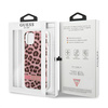 Guess GUHCP13SHSLEOP iPhone 13 mini 5,4"różowy/pink hardcase Leopard