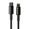 Baseus CATLWJ-A01 Lightning - USB-C PD 20W 480Mb/s 2m cable - black