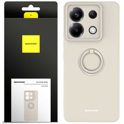 Spacecase Etui Silicone Ring Poco X6 / RM Note 13 Pro 5G bone