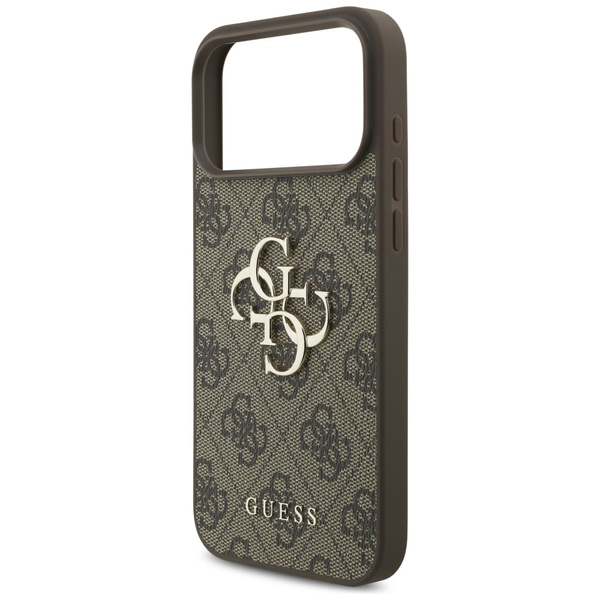 Etui Guess 4G Strap 4G Classic Logo do   iPhone 17 Pro Max brązowy
