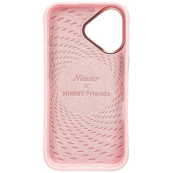 Etui Nimmy Magnetic fashion cute pet     MagSafe do iPhone 16 różowy