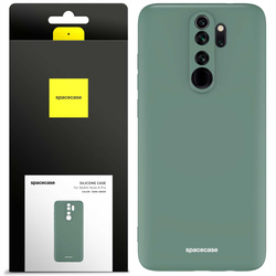 Spacecase Etui Silicone Case Redmi Note 8 Pro dark green