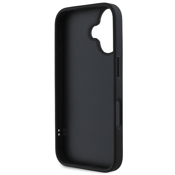 DKNY DKHCP16SPQDSLK iPhone 16 6.1"czarny/black Quilted Stack Logo