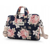 Torba Canvaslife Briefcase na laptopa 15-16'' - granatowo-różowa