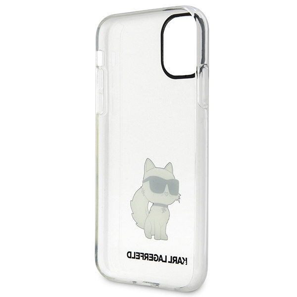 Etui Karl Lagerfeld Ikonik Choupette na iPhone 11 / Xr - przezroczyste