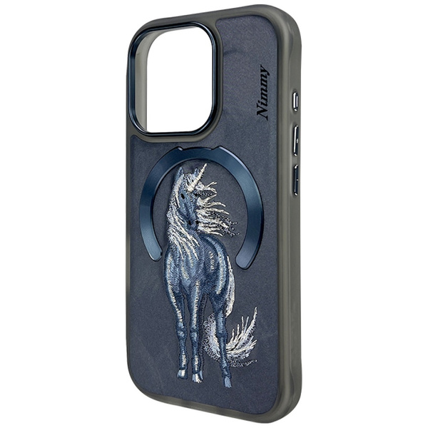 Etui Nimmy Magnetic Fantasy Animal       MagSafe do iPhone 16 Pro niebieski