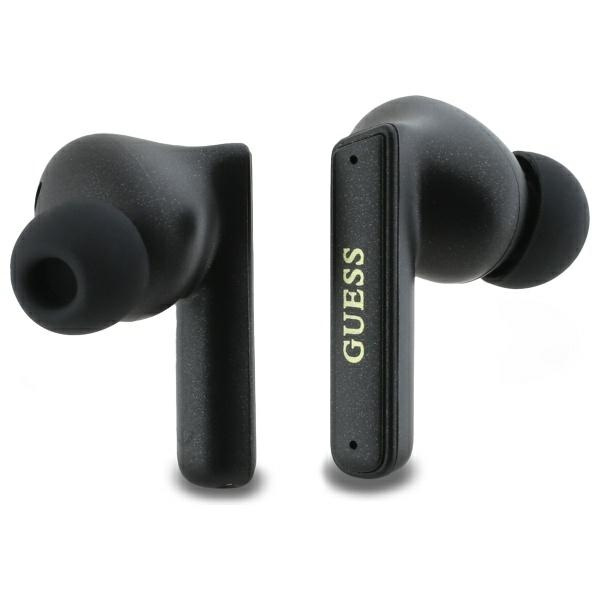 Guess słuchawki Bluetooth GUTWST88MCTGK  TWS + stacja dokująca czarny/black Capsule Printed Logo