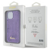 Guess GUHCP15SPSFDGSU iPhone 15 / 14 / 13 6.1" fioletowy/purple hardcase Sequin Script Metal