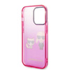 KARL LAGERFELD KLHCP14LTGKCP IPHONE 14 PRO 6,1" HARDCASE RÓŻOWY/PINK GRADIENT IKONIK KARL & CHOUPETTE