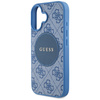 Etui Guess 4G Circle Classic Logo        MagSafe do iPhone 16 niebieski