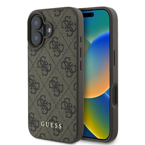Guess GUHCP16MG4GFBR iPhone 16 Plus 6.7" brązowy/brown hardcase 4G Classic