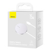 Baseus ładowarka indukcyjna Simple Mini 3 15W srebrna magnetyczna