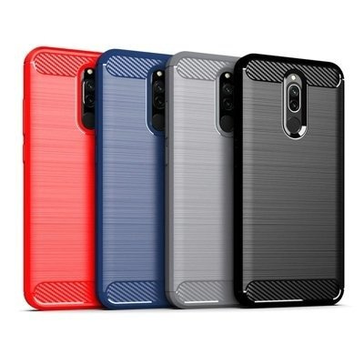 CASE ETUI CARBON LUX CZARNY XIAOMI REDMI 8