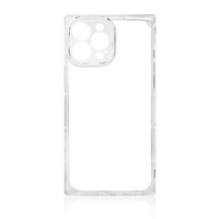 Square Clear Case etui do iPhone 12 Pro Max żelowy pokrowiec przezroczysty