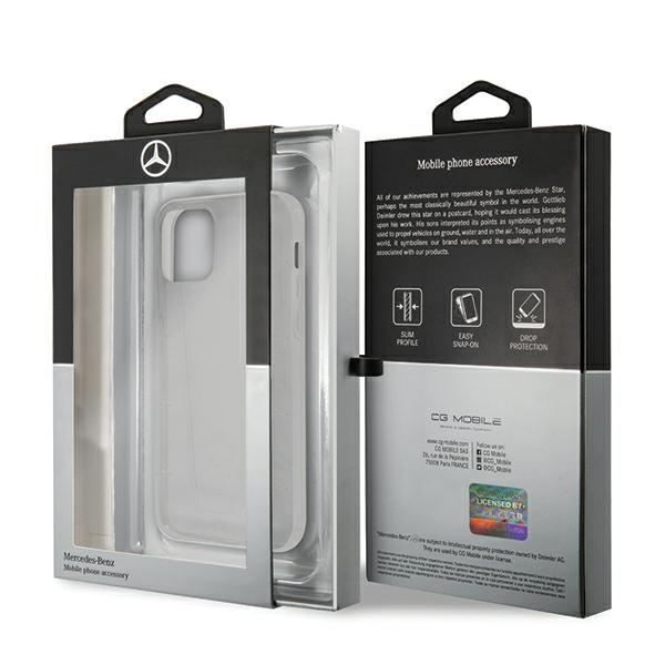 Etui Mercedes Line na iPhone 12 mini - przezroczyste