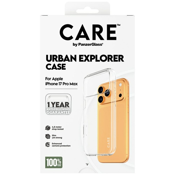 Etui CARE by PanzerGlass Flagship Urban  Explorer w. Clear Frame do iPhone 17 Pro Max przezroczysty