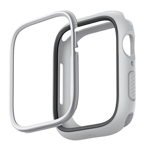 Etui Uniq Moduo na Apple Watch 4/5/6/7/8/SE/SE2 44/45mm - kredowo-szary