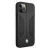 Etui BMW BMHCP12MRSCSK iPhone 12/12 Pro 6,1" czarny/black hardcase Leather Perforate Sides