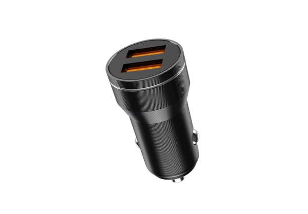 JELLICO ładowarka samochodowa F2S 3.1A 18W 2xUSB Czarny