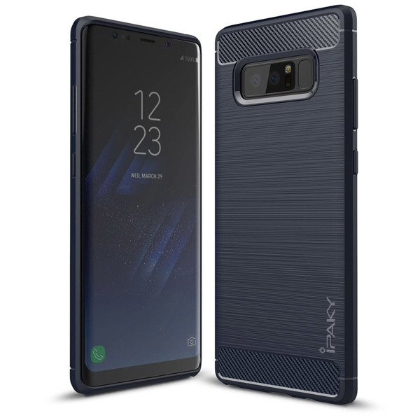 IPAKY SLIM CARBON SAMSUNG GALAXY NOTE 8 NIEBIESKI