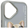 Nimmy etui iPhone 16 6.1" szary/gray      Glasses Cool Dog