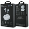 BMW słuchawki Bluetooth BMBEMIATP20LOH    TWS + stacja dokująca biały/white Printed Logos