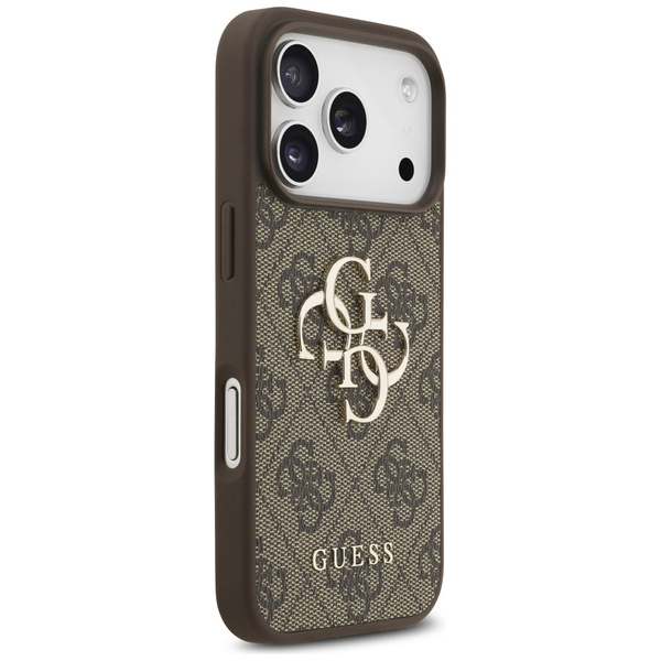 Etui Guess 4G Strap 4G Classic Logo do   iPhone 17 Pro brązowy