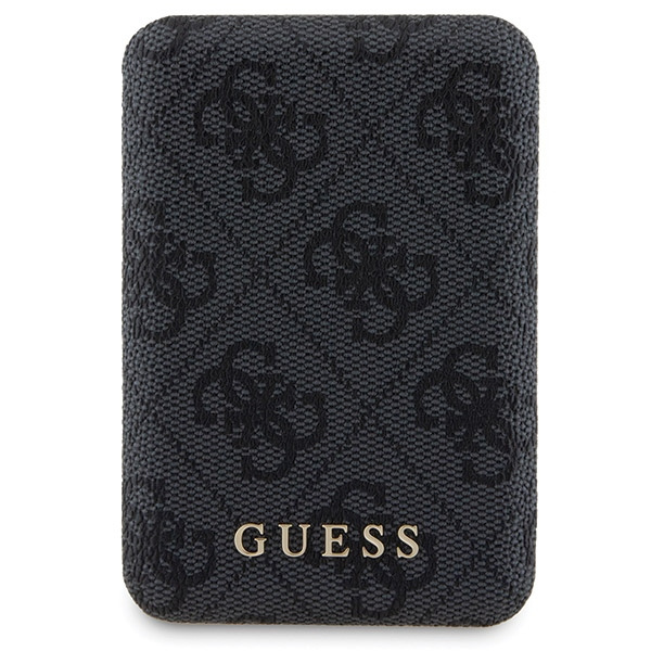 Zestaw Guess GUBPM5P13X4GEMGK iPhone13 Pro Max 6.7" hardcase + Powerbank 5000mAh MagSafe czarny/black 4G Metal Logo
