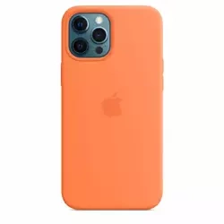 APPLE SILICONE MHL83ZM/A CASE IPHONE 12 PRO MAX KUMQUAT OPEN PACKAGE