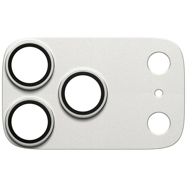 Szkło hartowane na obiektyw PanzerGlass Fender Camera Protector do iPhone 17 Pro srebrny