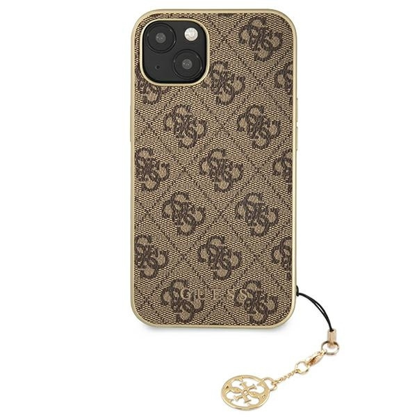 GUESS GUHCP13MGF4GBB IPHONE 13/14/15 6.1 "BRONZE / BROWN HARDCASE 4G CHARMS COLLECTION