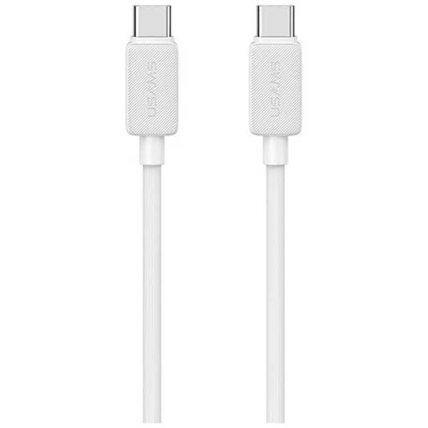 Kabel USAMS KY Series US-SJ691 60W USB-C do USB-C 1m biały
