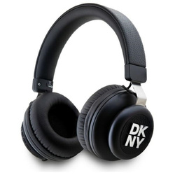 DKNY słuchawki nauszne Bluetooth         DKBHS6PUSLK czarny/black Metal Logo