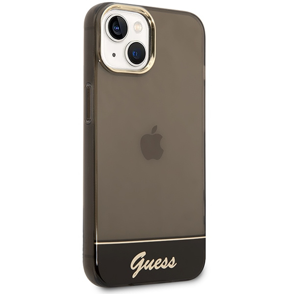 Guess GUHCP14MHGCOK iPhone 14 Plus / 15 Plus 6.7" czarny/black hardcase Translucent