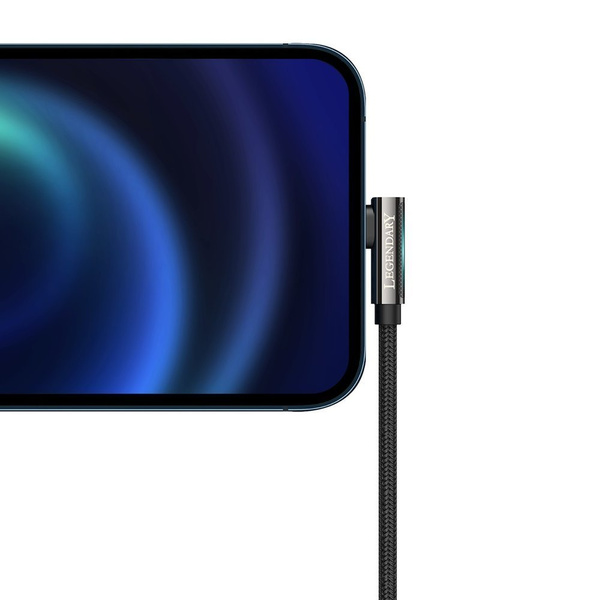 BASEUS LEGEND MOBILE GAME ELBOW CABLE USB - LIGHTNING 2,4A 1M BLACK (CALCS-A01)