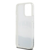 DKNY DKHCP15LLBNAET iPhone 15 Pro6.1" biały/white hardcase Liquid Glitter Big Logo