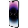 Karl Lagerfeld Gripstand Saffiano Karl&amp;Choupette Pins case for iPhone 15 Pro - black