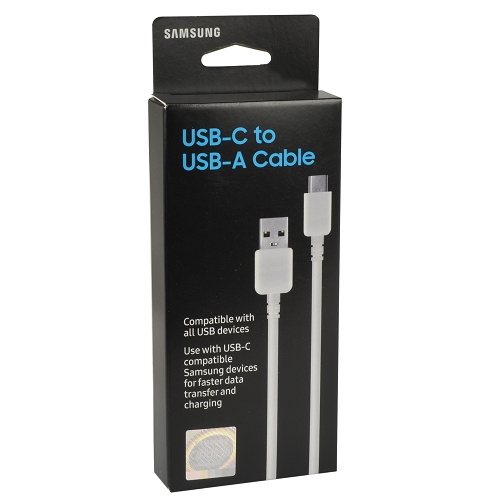 KABEL SAMSUNG USB TYP-C TO USB-A  EP-DN930CWE BIAŁY 1M BOX