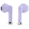Guess słuchawki Bluetooth GUTWSJ14ESGU   TWS + stacja dokująca fioletowy/purple Printed Classic Logo